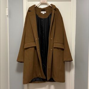 Noize XXL Brown Warm Long Peacoat EUC